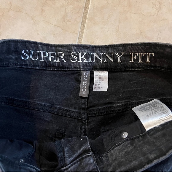 H&M Super Skinny Jeans Black - Picture 4 of 4